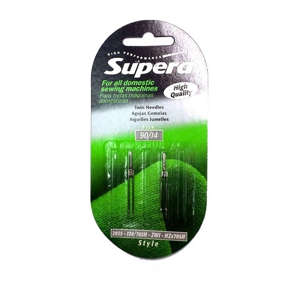 Фото 1: Двойные иглы универсальные Supera № 90/3