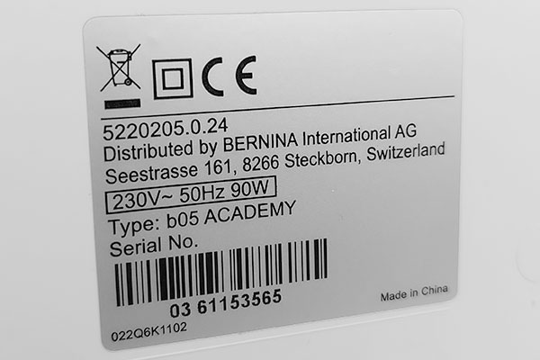 Bernina Bernette B05 Academy