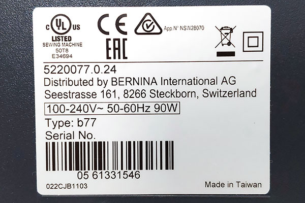 Bernina Bernette B77