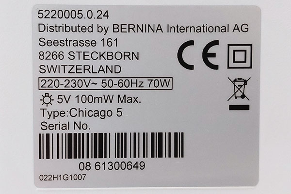 Bernina Bernette Chicago 5