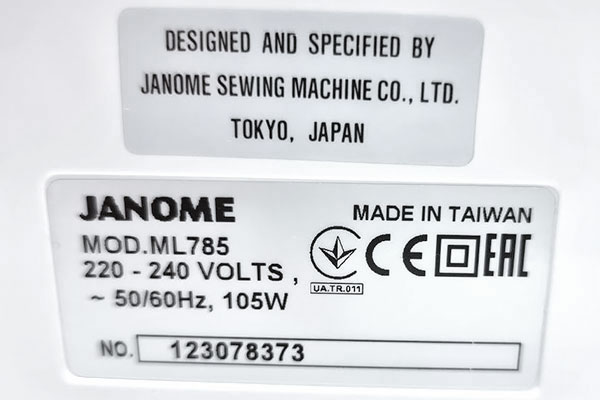 Janome ML 785