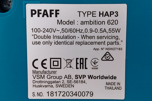 Pfaff Ambition 620